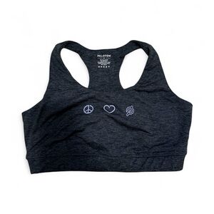 Peloton Charcoal Gray Sports Bra